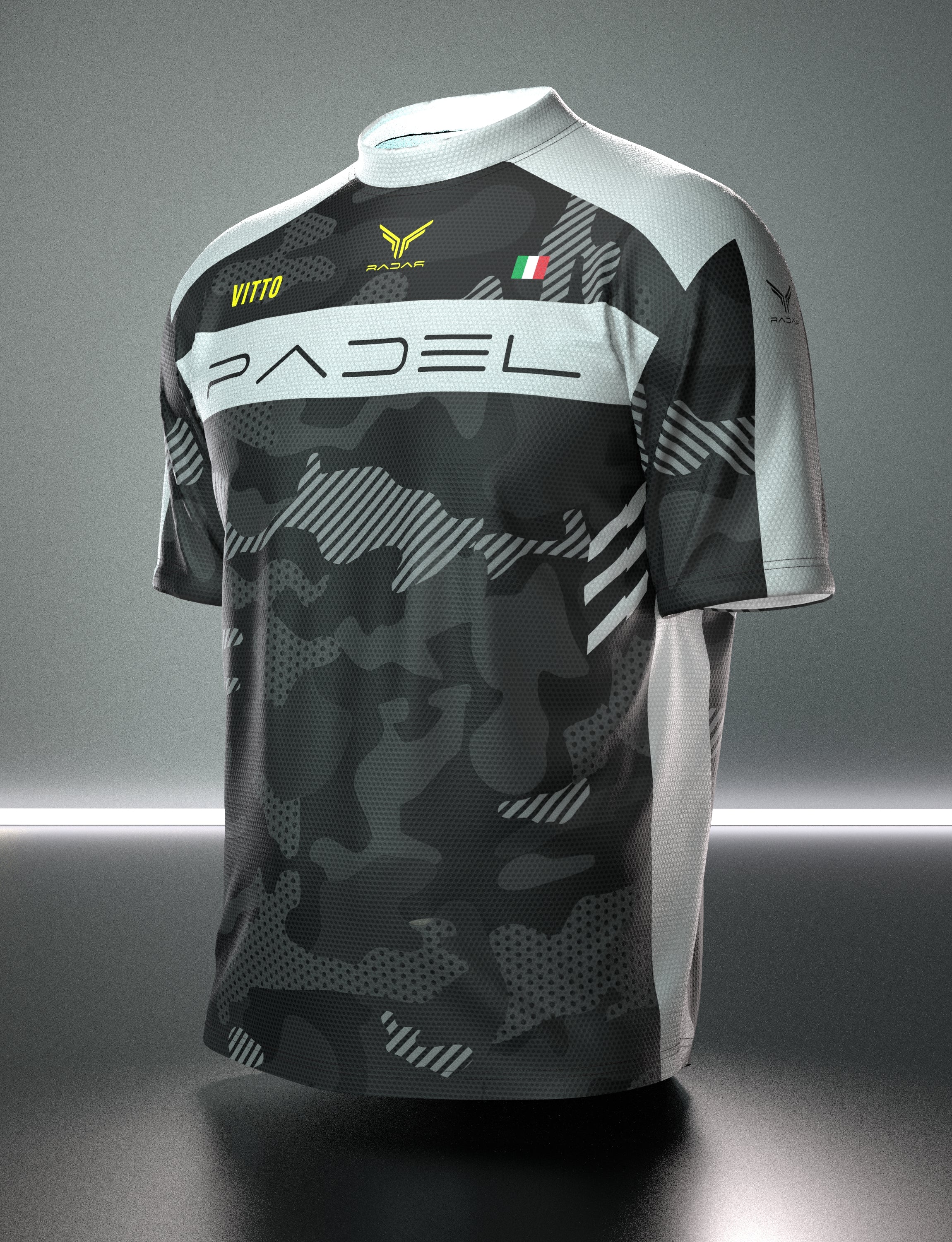 Maglietta Personalizzata T-Shirt Padel Personalizzabile Con Nome