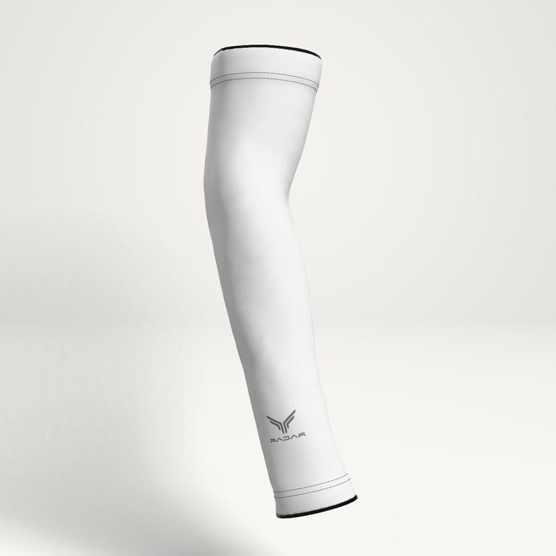 Blank padel arm sleeve template, front view – Radar Padel