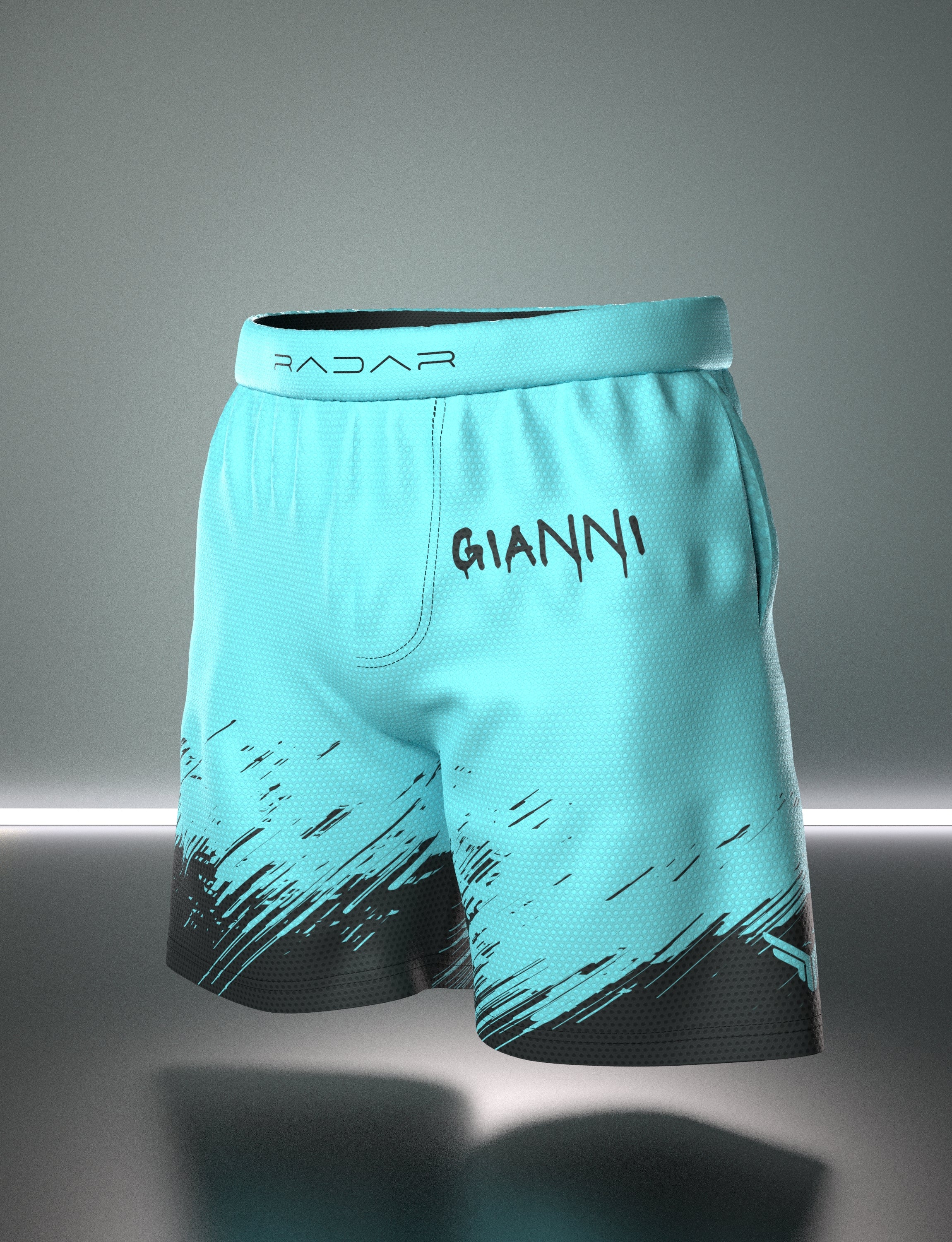 "BLUE FALCON" Customizable Padel Shorts